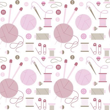 İğne işi aksesuarlar ile Seamless Modeli.