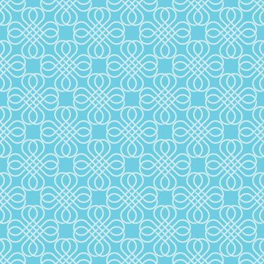 Mavi arka plan üzerinde geometrik desen.