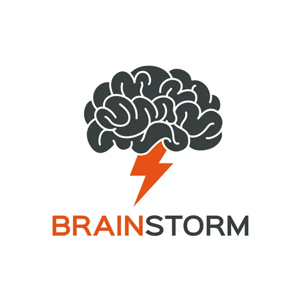 Brainstormen creatief idee abstract pictogram. — Stockvector