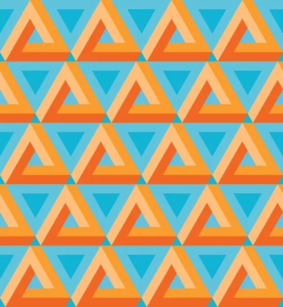 Seamless colorful triangle pattern. — Stock Vector