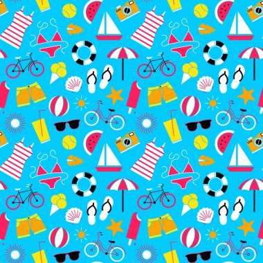 Yaz sembolleri ile Seamless Modeli.