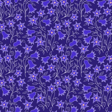 çiçekler ile sorunsuz doku.