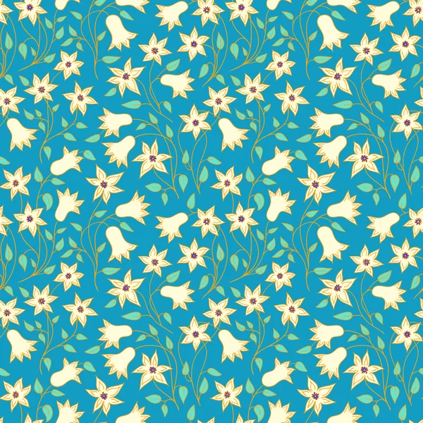 Floral μοτίβο χωρίς ραφή. — Διανυσματικό Αρχείο