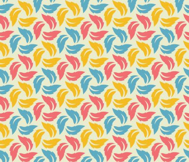 soyut yaprağı deseni.