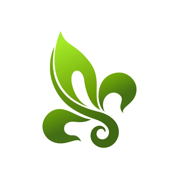 Leaf vector icon. — Stock Vector