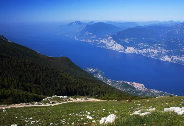 Lago di Garda - Monte Baldo Immagine Stock