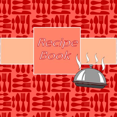 farklı mutfak aksesuarları ve bir afiş tarifleri kartı.