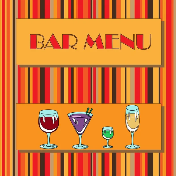 Restaurant or wine bar menu design. Seamless vector illustration — Stock Vector