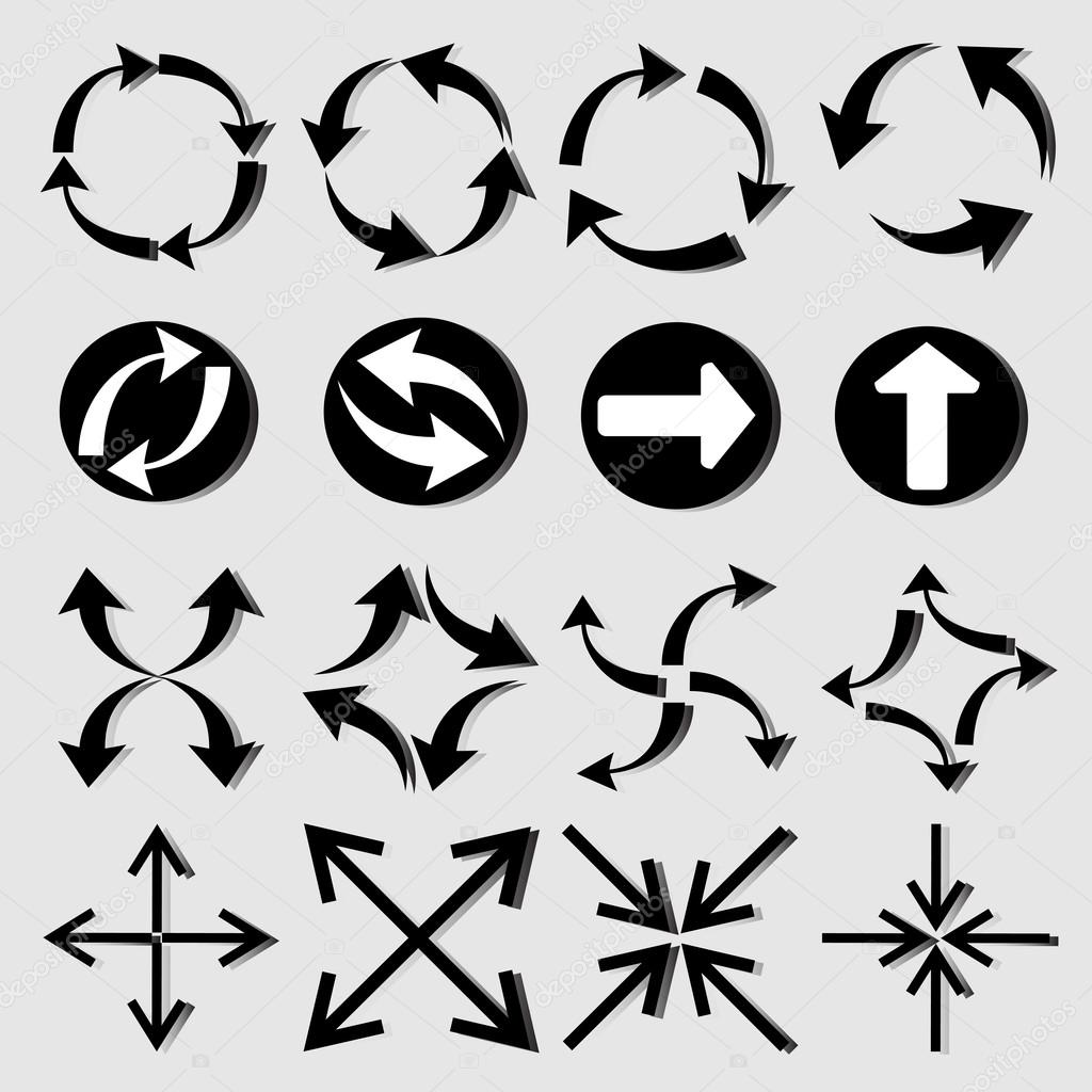 arrows icons (arrows icons set)