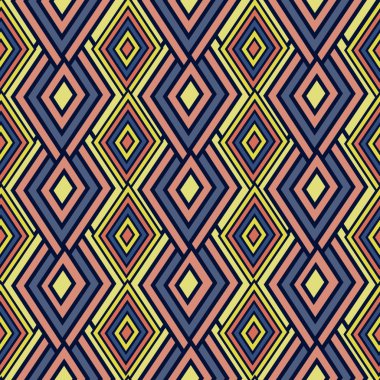 Kusursuz geometrik desen. Vektör illüstrasyonu.