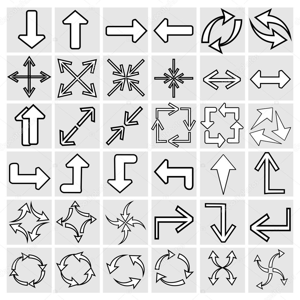 arrows icons (arrows icons set)
