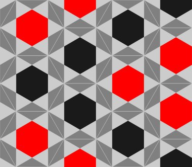 vektör arka plan geometrik yıldız ve üçgen yinelenen. St