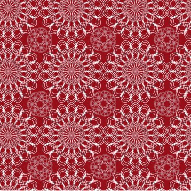 Vektör sorunsuz Guillochlu kar taneleri arka plan