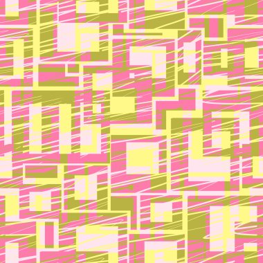 Dikişsiz soyut geometrik dekoratif arka plan