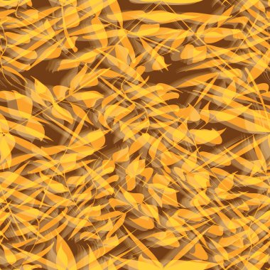 Yapraklı kusursuz desen. vektör illüstrasyonu.