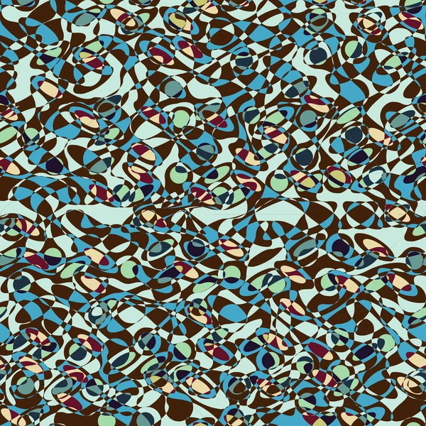 Бесшовный абстрактный мозаичный декоративный фон — стоковый вектор