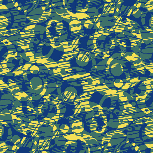 Seamless abstract geometric decorative background