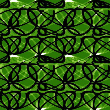 kesişen daireler mozaik seamless modeli