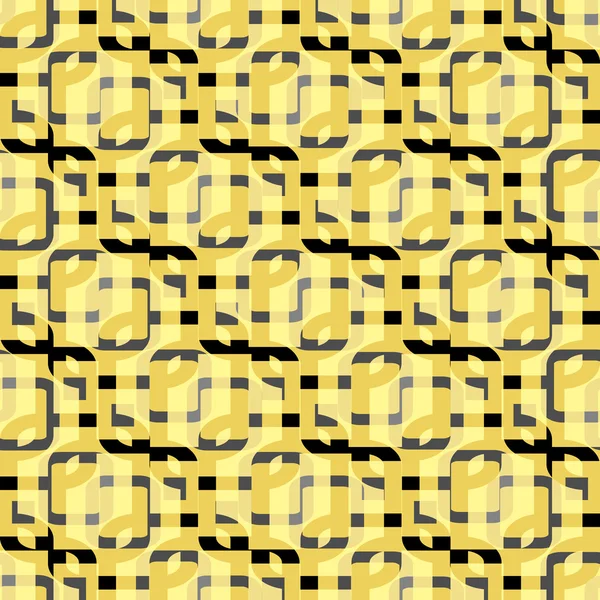 Sárga négyzet varrat nélküli mintát háttér textúra — Stock Vector