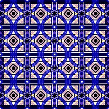 Renkli kareler Dikişsiz desen arka plan doku