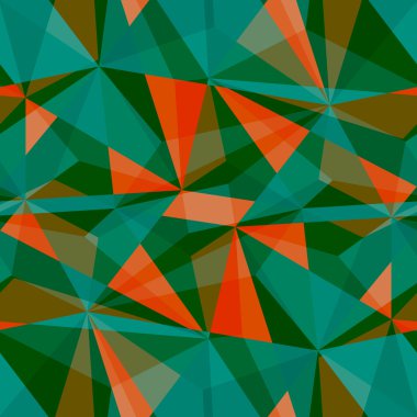 Dikişsiz üçgen desen. vektör arka plan. geometrik soyut