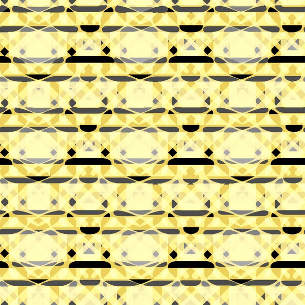 Mosaico interseccionado patrón sin costura — Vector de stock