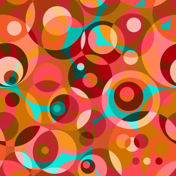 Nahtlose Textur mit Kreisen. Abstrakter Hintergrund — Stockvektor