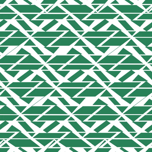 Vert et gris triangle texture sans couture motif fond — Image vectorielle