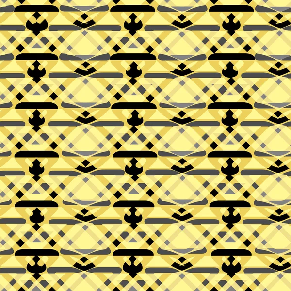 Durchbrochenes Mosaik nahtloses Muster — Stockvektor