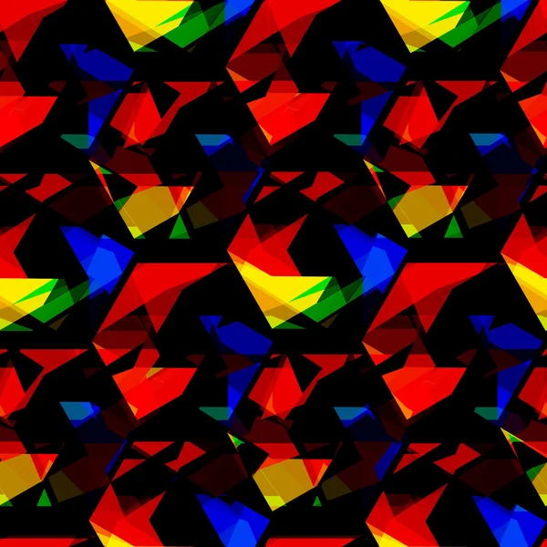 Fondo geométrico abstracto con polígonos triangulares . — Archivo Imágenes Vectoriales