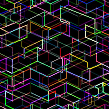 Kusursuz geometrik desen. Vektör illüstrasyonu.