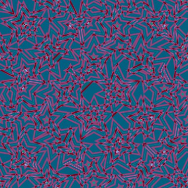 Vektör arka plan geometrik yıldız yinelenen. Yıldız sorunsuz b