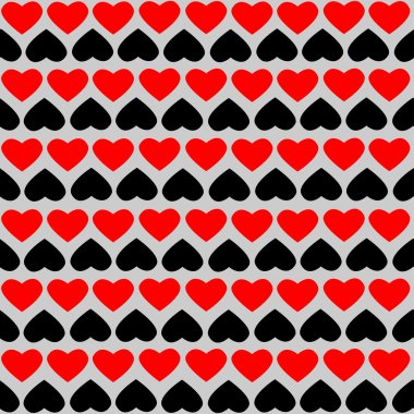 Yürekleri Sevgililer seamless modeli