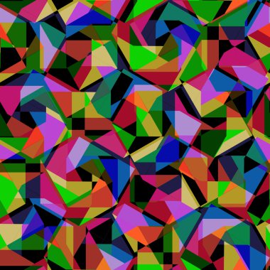 Sorunsuz vektör pentagon arka plan