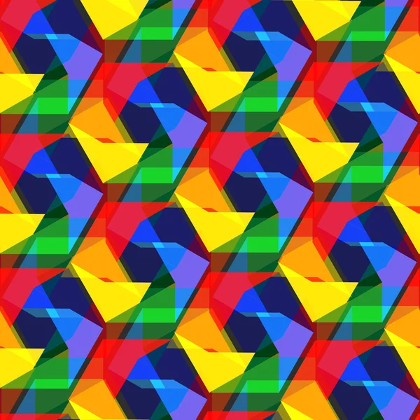 Sorunsuz vektör pentagon arka plan