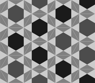 vektör arka plan geometrik yıldız ve üçgen yinelenen. St