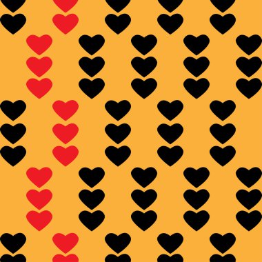 Yürekleri Sevgililer seamless modeli