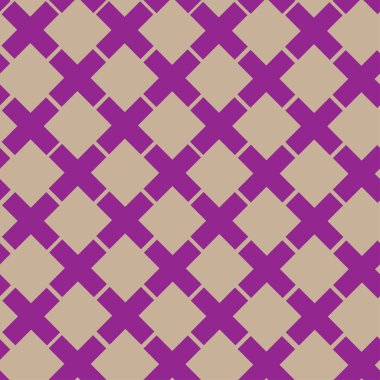 Dikişsiz çapraz desen, vektör çizim