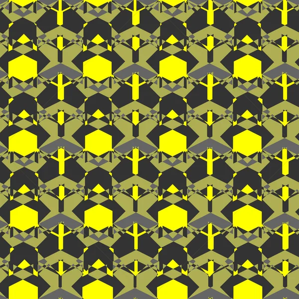 Durchbrochenes Mosaik nahtloses Muster — Stockvektor