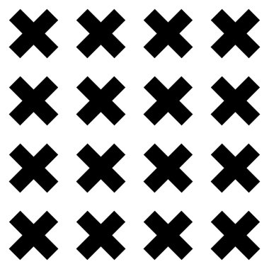 Dikişsiz çapraz desen, vektör çizim