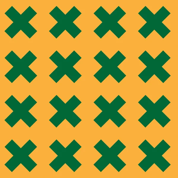 Modèle de croix sans couture, illustration vectorielle — Image vectorielle