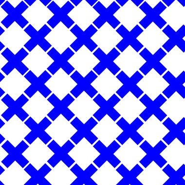 Dikişsiz çapraz desen, vektör çizim