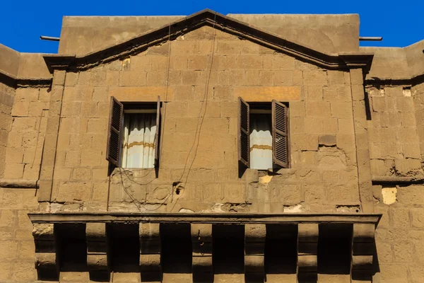 Venster op Mohamed Ali Moskee, de Saladin Citadel van Caïro, Egypte — Stockfoto