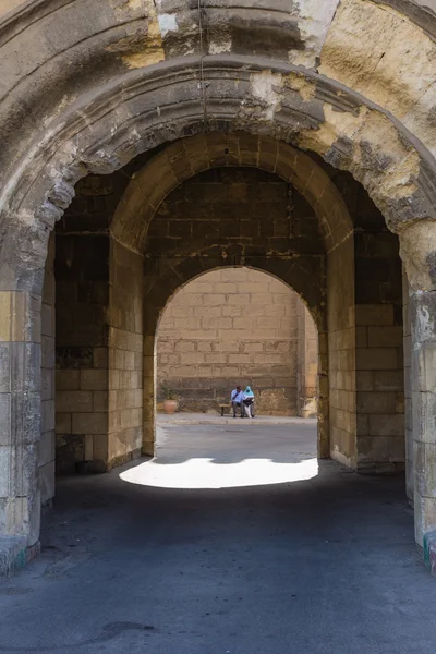 Tunneln dörren på Mohamed Ali moskén, Saladin citadellet i Kairo — Stockfoto