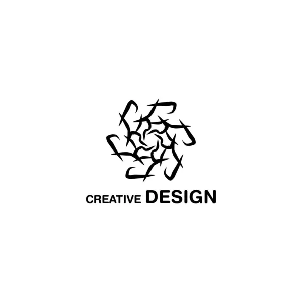 Vector Moderno Del Diseño Del Logotipo Creativo Abstracto Eps10 — Vector de stock