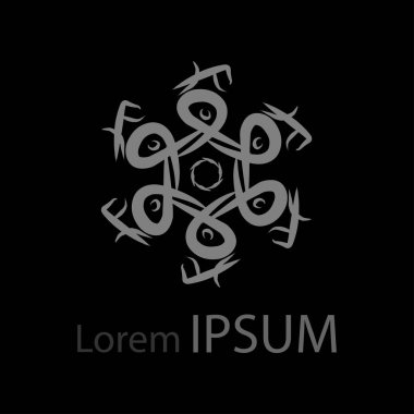 En İyi Spiral Logo Tasarımı Kara bölüm 10 'da izole edildi