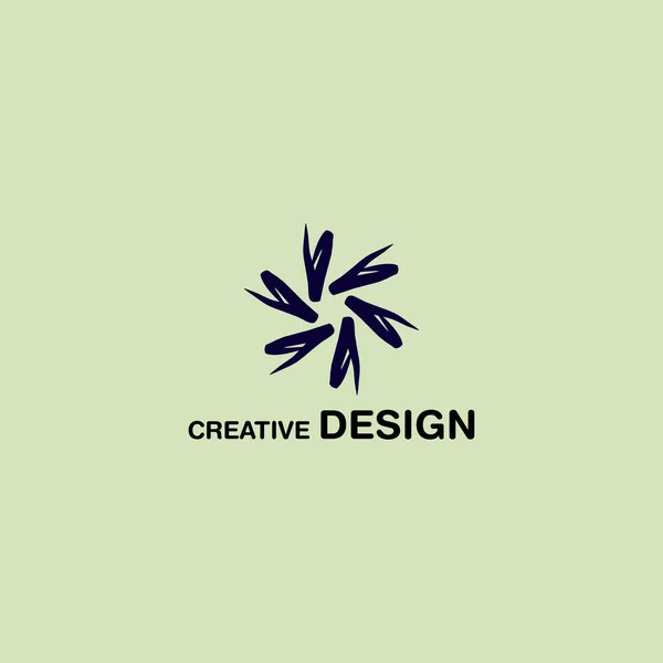 Diseño Vectores Logotipo Creativo Abstracto Limpio Eps10 — Vector de stock