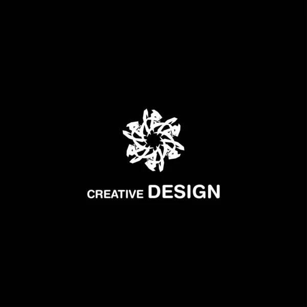 Elegantní Květinový Abstraktní Tvůrčí Design Vektor Umění Eps10 — Stockový vektor