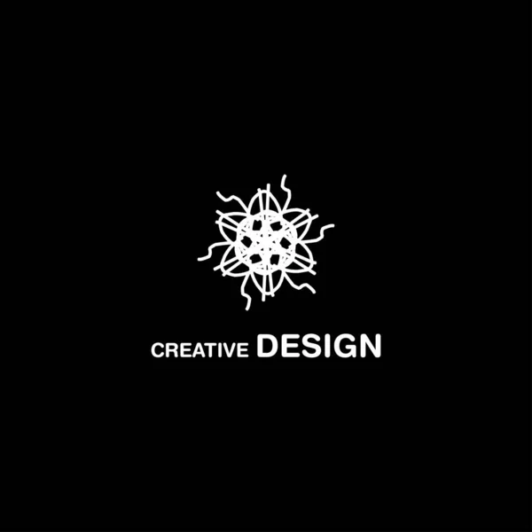 Logo Design Créatif Dessiné Main Moderne Art Vectoriel Eps10 — Image vectorielle