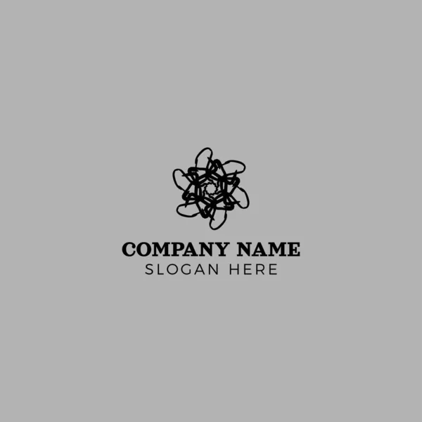 Çizimi Nihai Soyut Şirket Logo Vektör Tasarımı — Stok Vektör